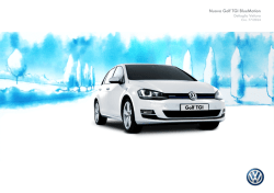 Nuova Golf TGI BlueMotion