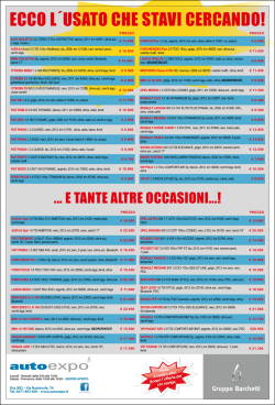 ECCO L&acute;USATO CHE STAVI CERCANDO!