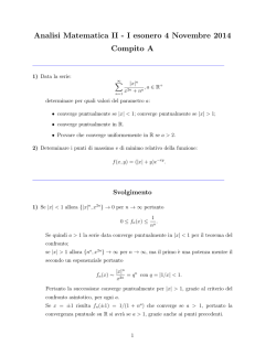 prove del 4 e 24 novembre, 22 Dicembre 2014