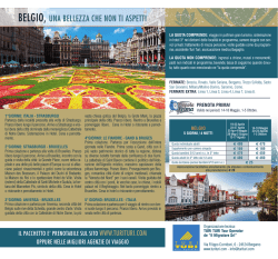 BELGIO, UNA BELLEZZA CHE NON TI ASPETTI