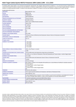 nestle - Aletti Certificate