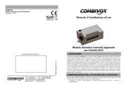 Manuale Attuatore per tapparelle _62.114