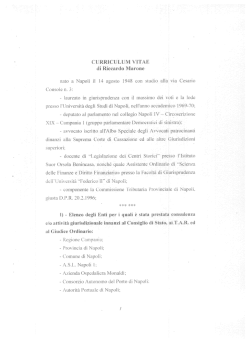 Avv. Marone Riccardo - Gazzetta Amministrativa