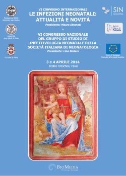LE INFEZIONI NEONATALI: ATTUALIT&Agrave; E NOVIT&Agrave;
