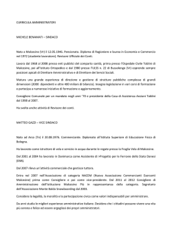 curricula amministratori