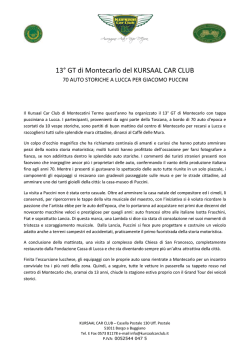 13&deg; GT di Montecarlo del KURSAAL CAR CLUB
