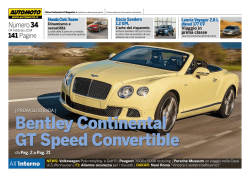 Bentley Continental GT Speed Convertible