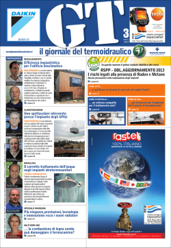 GT giornale del termotecnico marzo 2014
