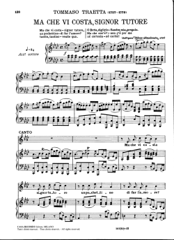 MA CHE VI COSTA, SIGNOR TUTORE