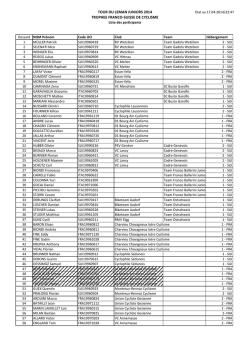 tour du leman juniors 2014 trophee franco