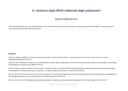 11. Gestione degli effetti collaterali degli antipsicotici Iperprolattinemia