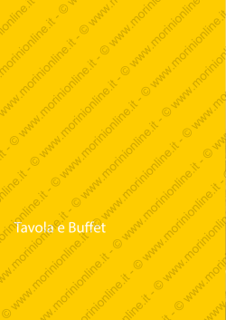 Scarica il Pdf di Tavola e Buffet