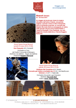 Muscat (Oman) - Il Sipario Musicale