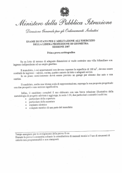 Prova esame 1 - Collegio Geometri Lucca