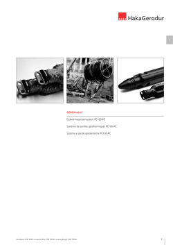 GEROtherm® Erdwärmesondensystem PE100