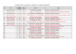 CALENDARIO PARTITE GIOVANISSIMI R.C. CODOGNO (rev. 10-10