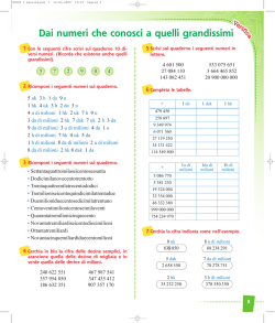 Dai numeri che conosci a quelli grandissimi