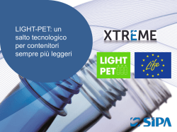 LIGHT-PET: un salto tecnologico per contenitori sempre