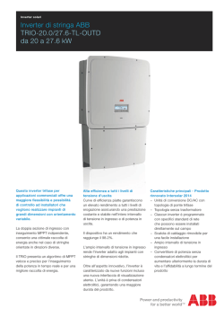 Inverter di stringa ABB TRIO-20.0/27.6-TL