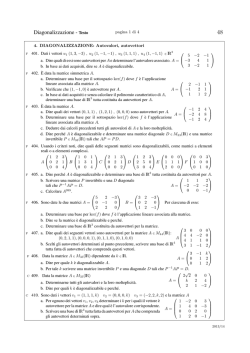 Diagonalizzazione - Testo