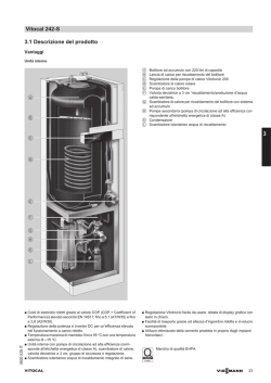 3.1 Descrizione del prodotto Vitocal 242-S 3