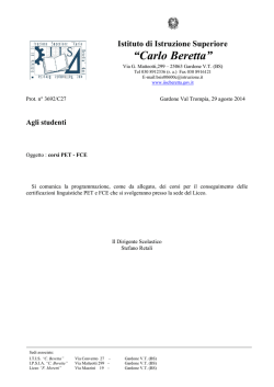 Circolare originale con allegato in calce