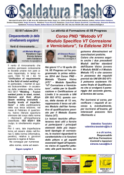 Corso PND &ldquo;Metodo VT Modulo Specifico VT