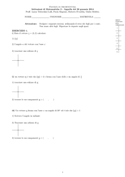 Appello del 28 gennaio 2014 Proff. Laura Tedeschini