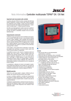 Nota Informativa Controller multicanale TOPAX - Lutz