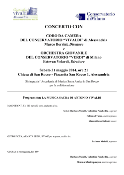 San Rocco 31mag2014. doc-2 - Conservatorio Antonio Vivaldi
