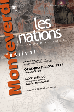 programma di sala - Teatro Amilcare Ponchielli