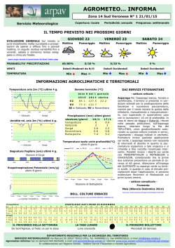 AGROMETEO&hellip; INFORMA