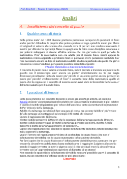 Analisi - RIPasso di MATematica
