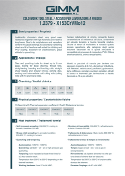 1.2379 - GIMM srl Acciai