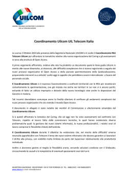 Coordinamento Uilcom UIL Telecom Italia