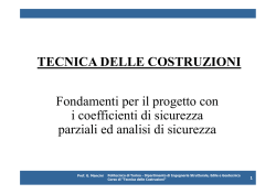 Fondamenti per il progetto con i coefficienti di