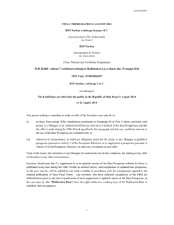 CE2726PRI PO Athena Mediobanca FT ISS (final)