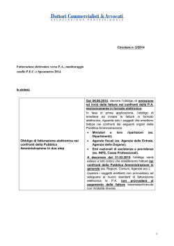 Circolare 2 Ft elettronica, PEC e Spesometro