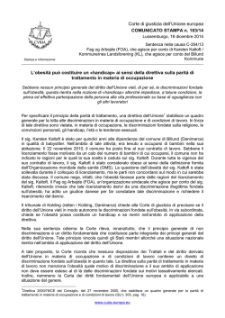 18 dicembre 2014 - curia