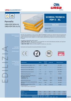 Scheda tecnica FDP 5 XL