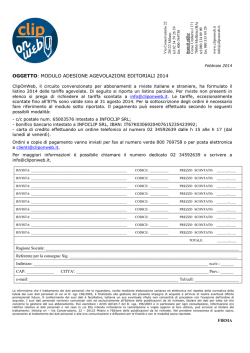 agevolazioni 2014 modulo+listino