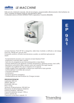 SCHEDA TECNICA EP 951