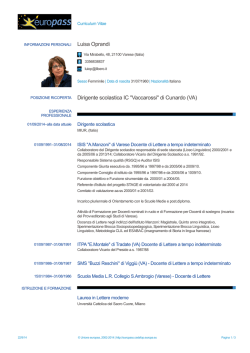 Luisa Oprandi Dirigente scolastica IC "Vaccarossi" di Cunardo (VA)