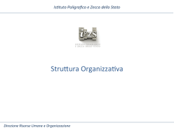 Stru ura Organizza va - Istituto Poligrafico e Zecca dello Stato
