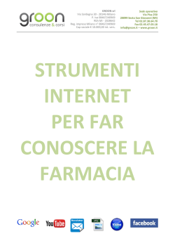 Sede operativa Via Pisa 250 20099 Sesto San Giovanni (MI
