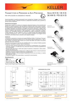 SERIE 33 X Ei / 35 X Ei 36 XW Ei / PD