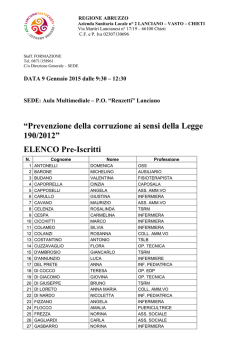 CORR. 9 MATTINA LANCIANO