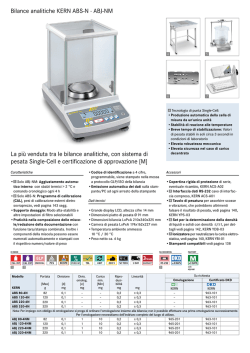 Bilance analitiche KERN ABS-N &middot; ABJ-NM La