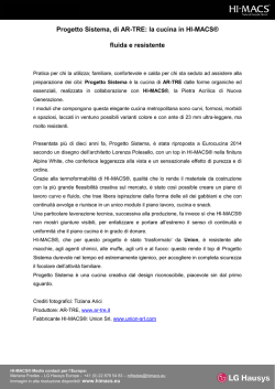 Progetto Sistema, di AR-TRE: la cucina in HI