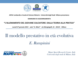 Ermanno Rampinini - Universit&agrave; degli Studi di Milano